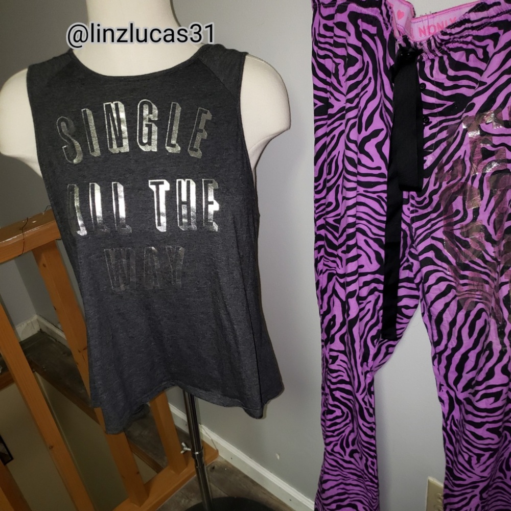 Victoria Secret/pink pajamas, EUC